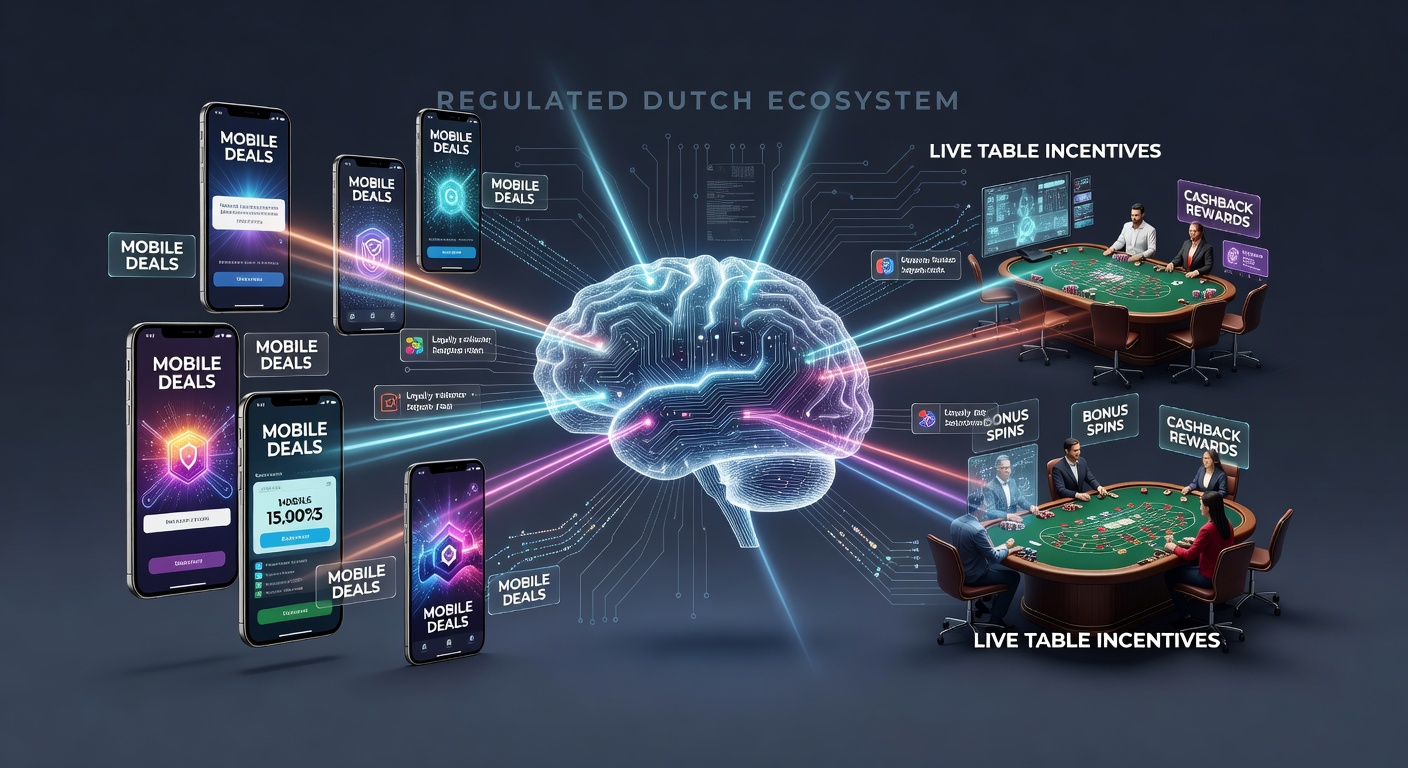 Diagram van beloningspaden van mobiel naar live tafels in Nederlandse gaming