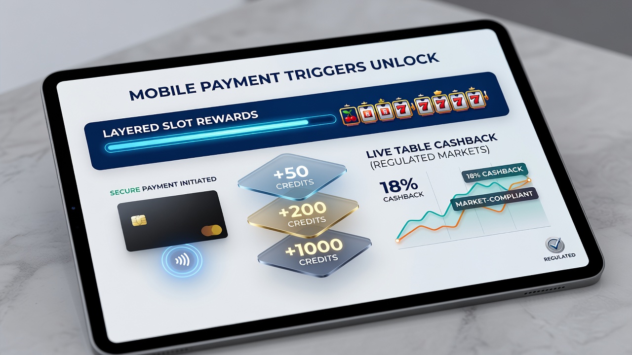Mobiele betaling activeert beloningen in een Nederlands online casino platform